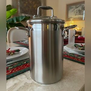 NEW Stainless Steel Asparagus/Corn/Pasta Steamer Pot, Lid, Removable Wire Basket
